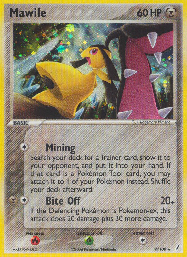 Mawile – Crystal Guardians 9/100 Pokémon card