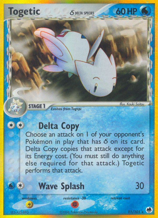 Togetic δ – Dragon Frontiers 11/101 Pokémon card
