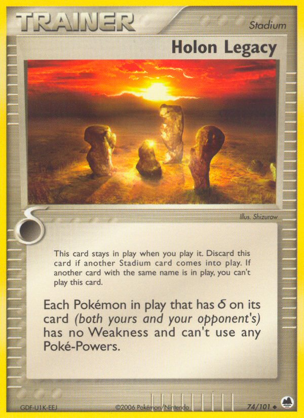 Holon Legacy – Dragon Frontiers 74/101 Pokémon card