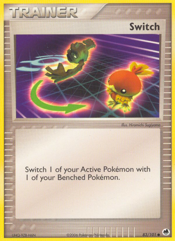 Switch – Dragon Frontiers 83/101 Pokémon card