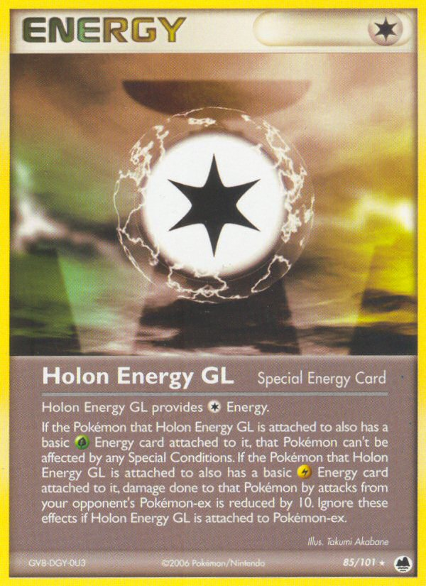 Holon Energy GL – Dragon Frontiers 85/101 Pokémon card