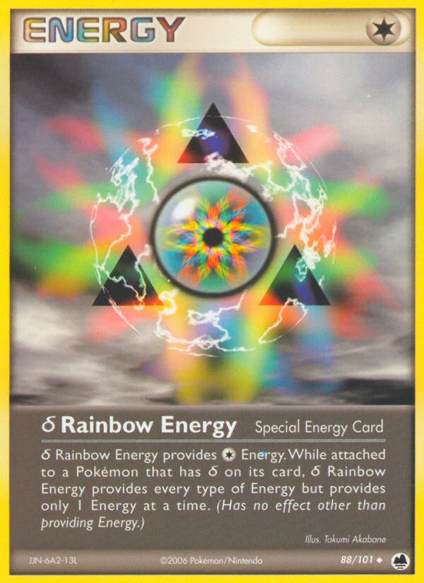 δ Rainbow Energy – Dragon Frontiers 88/101 Pokémon card