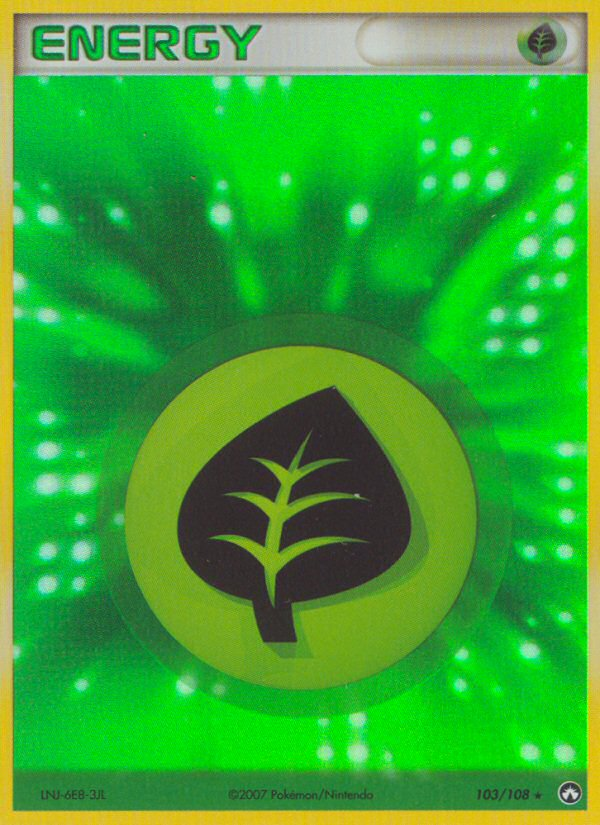 Grass Energy – Power Keepers 103/108 Pokémon card