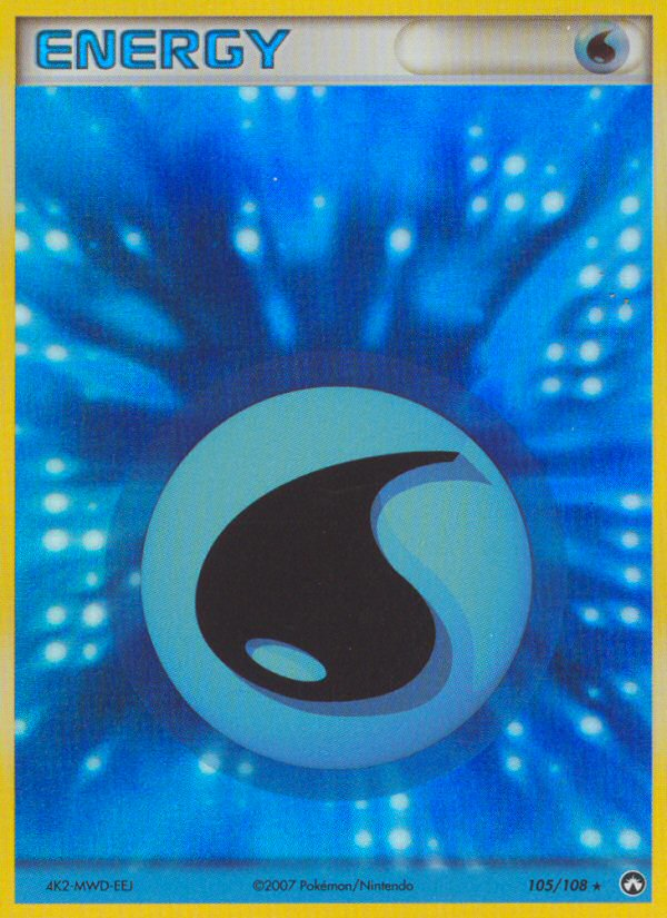 Water Energy – Power Keepers 105/108 Pokémon card