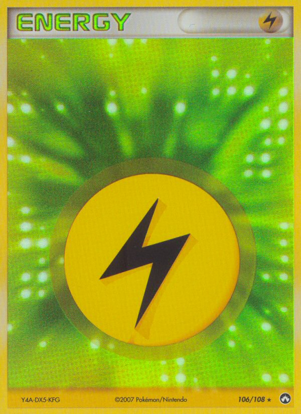 Lightning Energy – Power Keepers 106/108 Pokémon card