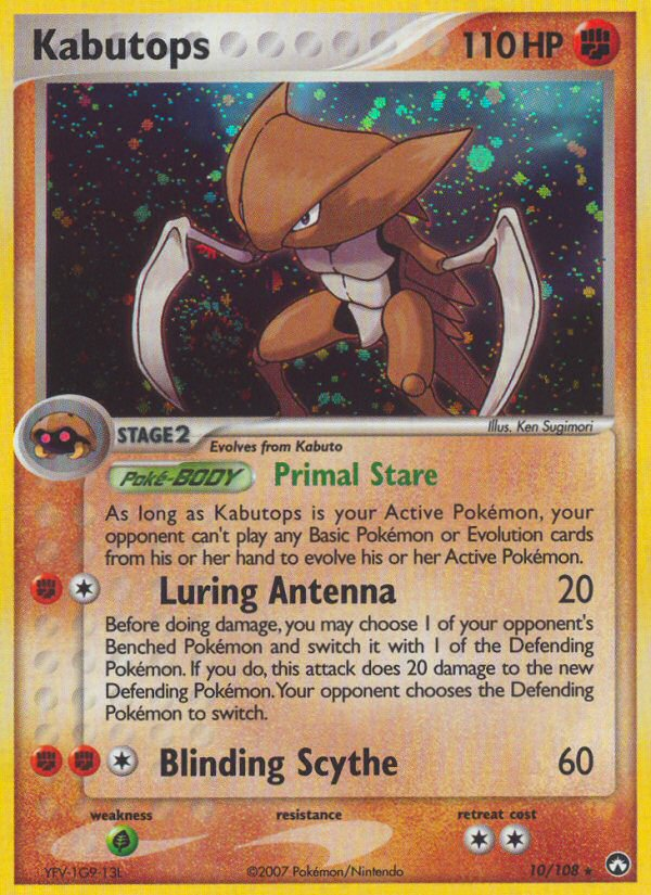 Kabutops – Power Keepers 10/108 Pokémon card