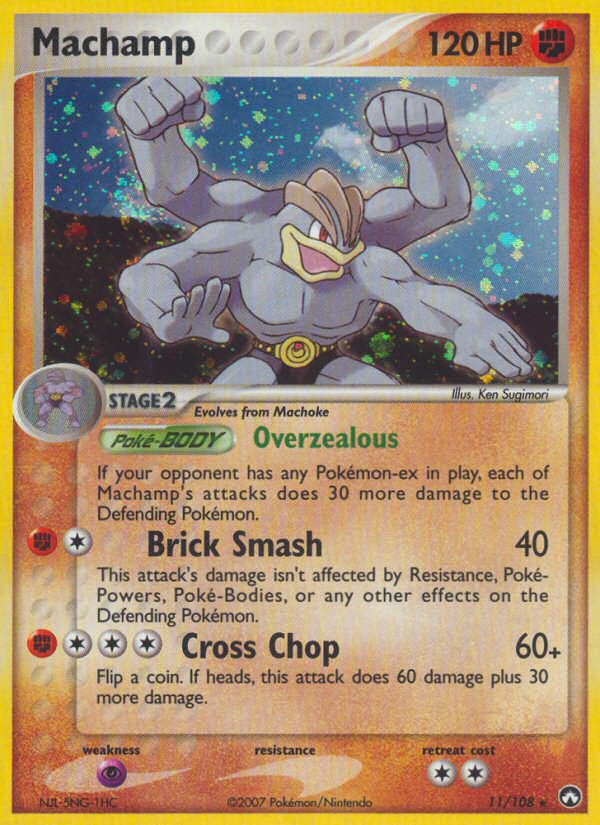 Machamp – Power Keepers 11/108 Pokémon card