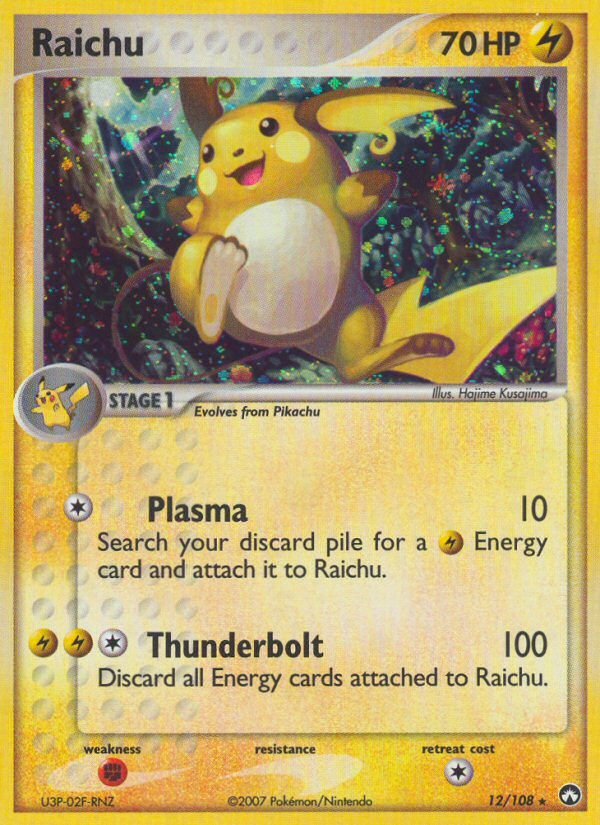 Raichu – Power Keepers 12/108 Pokémon card