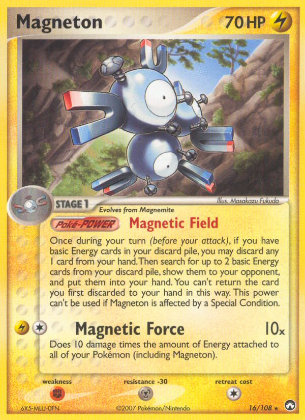 Magneton – Power Keepers 16/108 Pokémon card