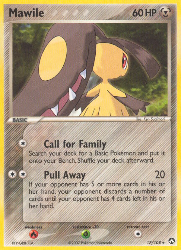 Mawile – Power Keepers 17/108 Pokémon card