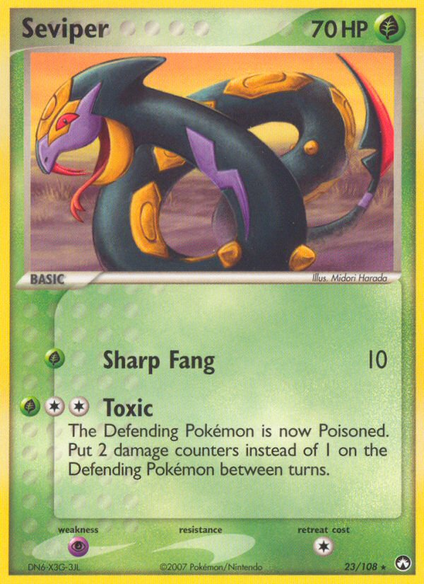 Seviper – Power Keepers 23/108 Pokémon card