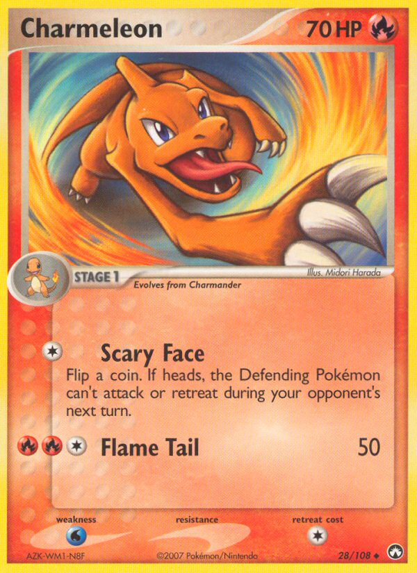 Charmeleon – Power Keepers 28/108 Pokémon card