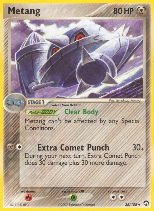 Metang – Power Keepers 35/108 Pokémon card