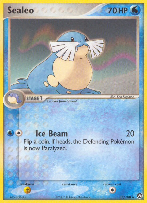 Sealeo – Power Keepers 37/108 Pokémon card