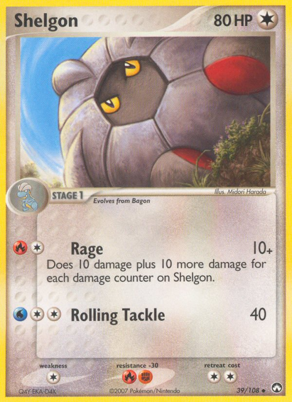 Shelgon – Power Keepers 39/108 Pokémon card
