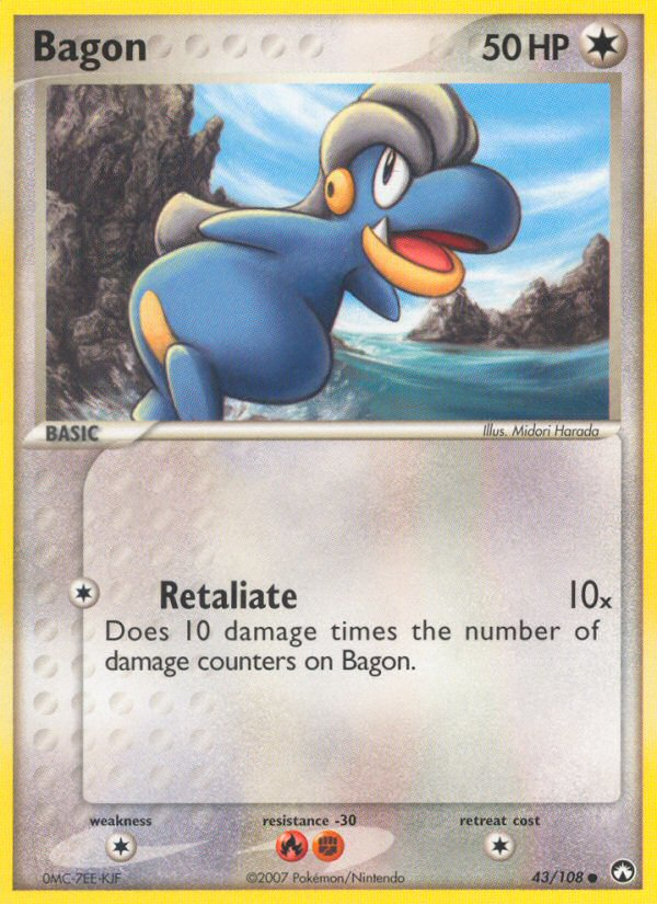 Bagon – Power Keepers 43/108 Pokémon card