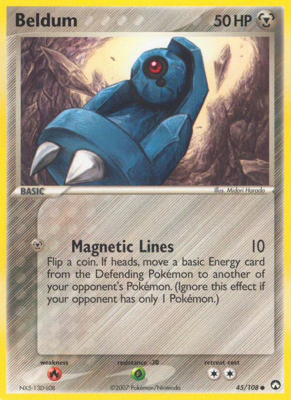 Beldum – Power Keepers 45/108 Pokémon card