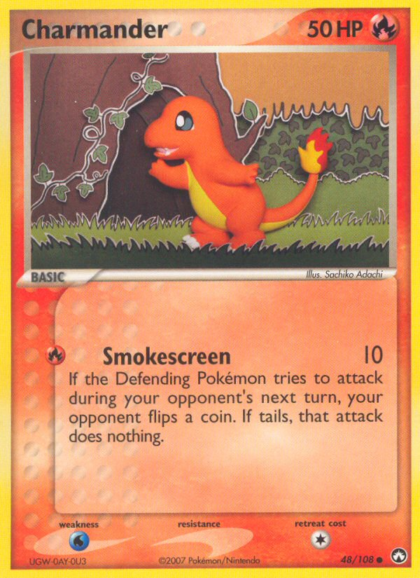 Charmander – Power Keepers 48/108 Pokémon card