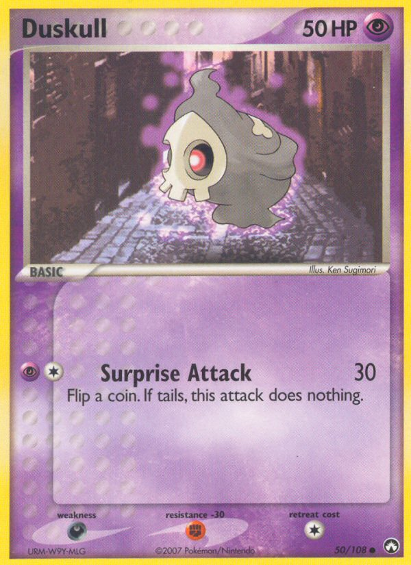 Duskull – Power Keepers 50/108 Pokémon card