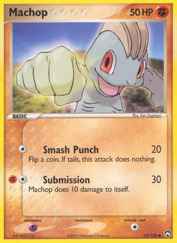 Machop – Power Keepers 53/108 Pokémon card