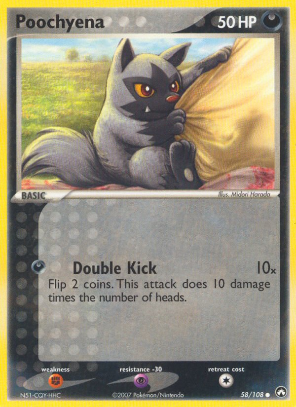 Poochyena – Power Keepers 58/108 Pokémon card
