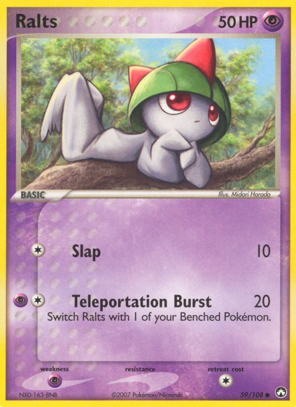 Ralts – Power Keepers 59/108 Pokémon card