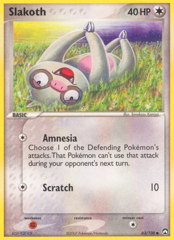 Slakoth – Power Keepers 63/108 Pokémon card