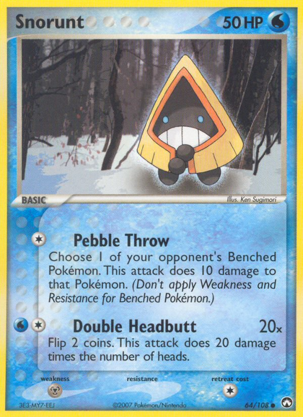 Snorunt – Power Keepers 64/108 Pokémon card