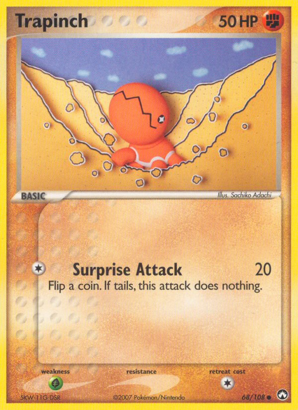 Trapinch – Power Keepers 68/108 Pokémon card