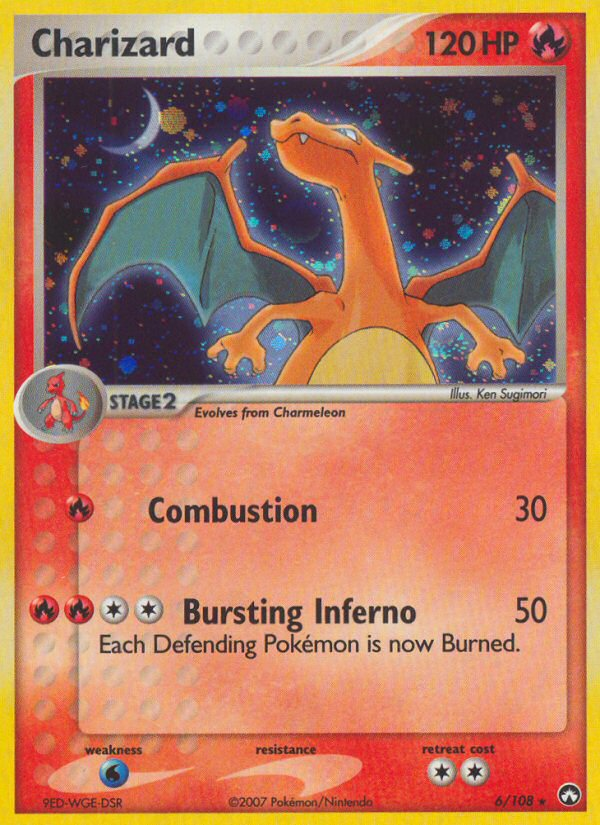Charizard – Power Keepers 6/108 Pokémon card