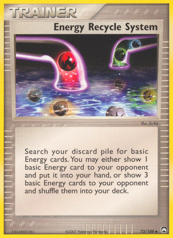 Energy Recycle System – Power Keepers 73/108 Pokémon card