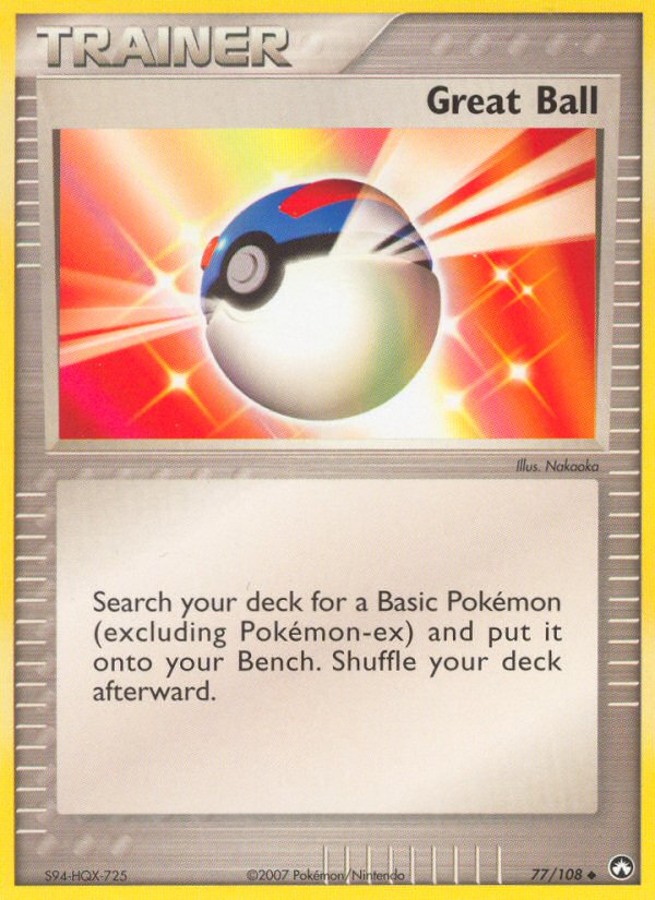 Great Ball – Power Keepers 77/108 Pokémon card