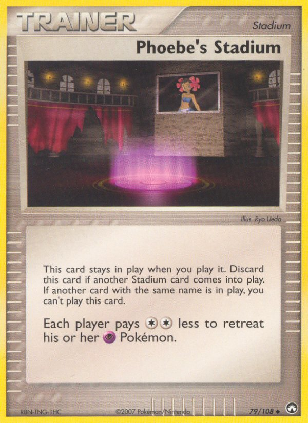 Phoebe's Stadium – Power Keepers 79/108 Pokémon card