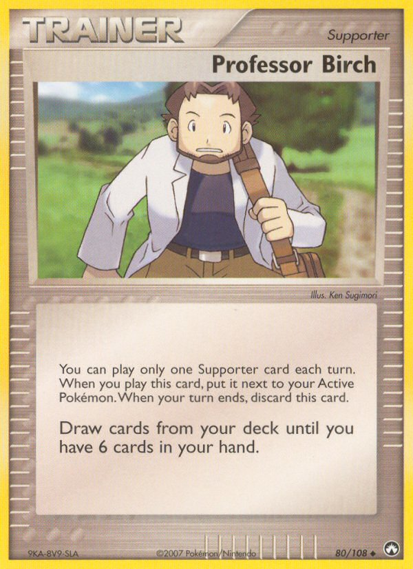 Professor Birch – Power Keepers 80/108 Pokémon card