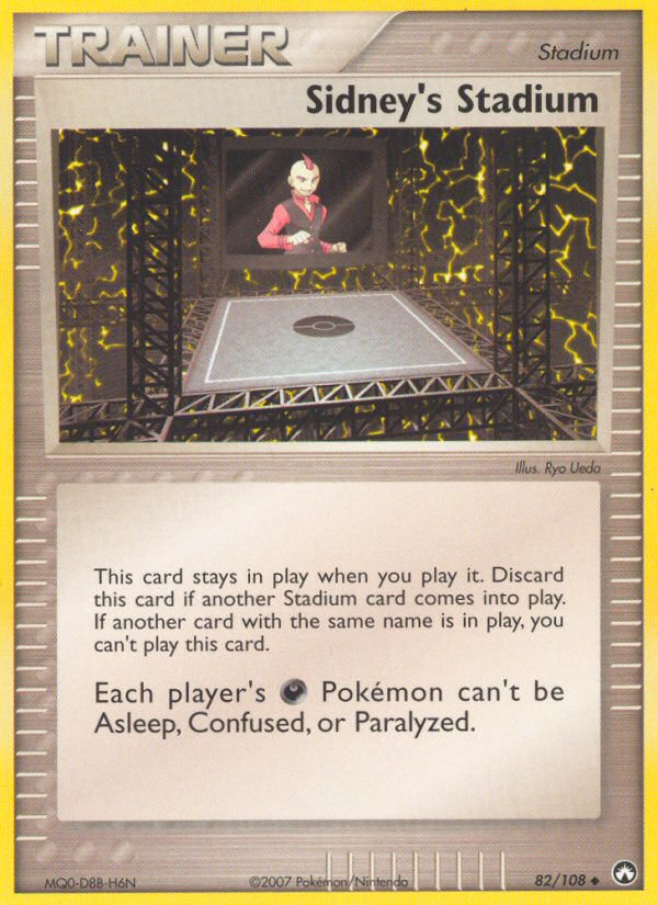 Sidney's Stadium – Power Keepers 82/108 Pokémon card