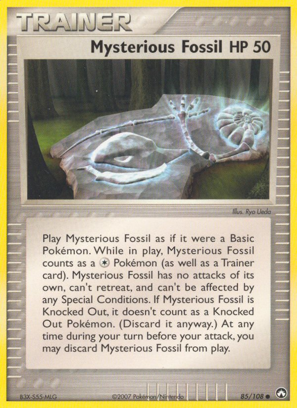 Mysterious Fossil – Power Keepers 85/108 Pokémon card