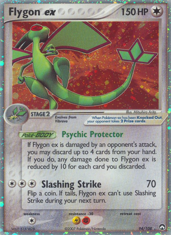 Flygon ex – Power Keepers 94/108 Pokémon card
