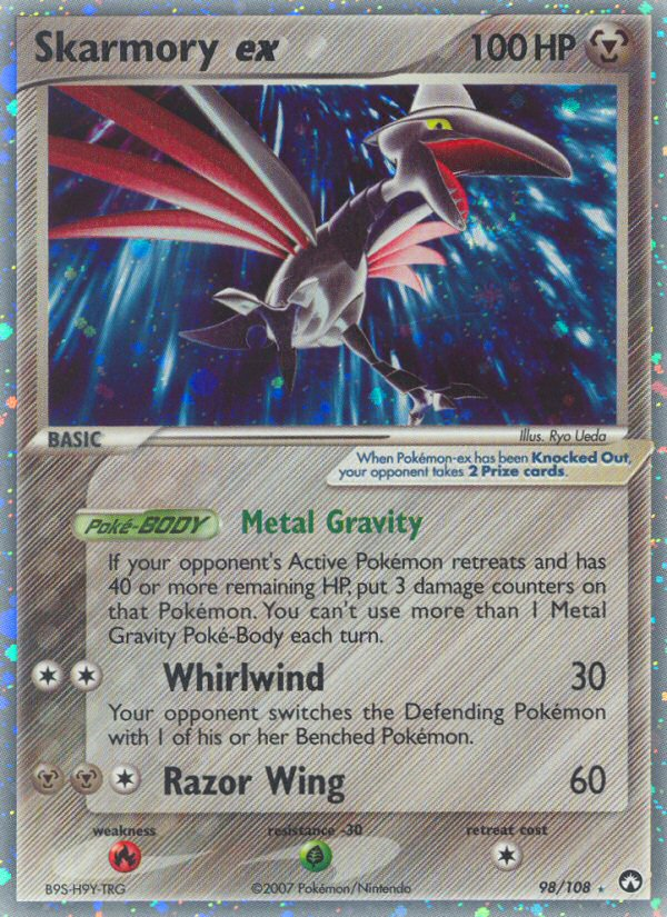 Skarmory ex – Power Keepers 98/108 Pokémon card