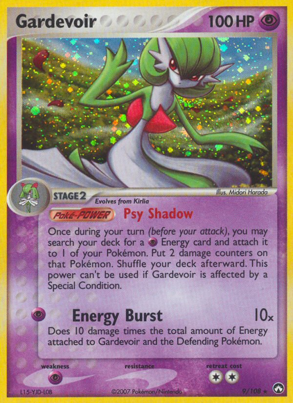 Gardevoir – Power Keepers 9/108 Pokémon card