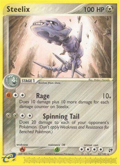 Steelix – Sandstorm 23/100 Pokémon card