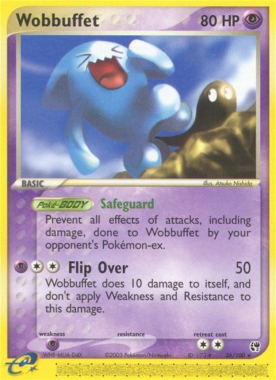 Wobbuffet – Sandstorm 26/100 Pokémon card