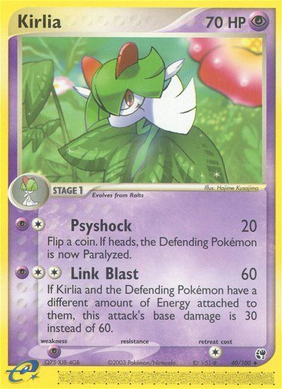 Kirlia – Sandstorm 40/100 Pokémon card
