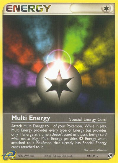 Multi Energy – Sandstorm 93/100 Pokémon card