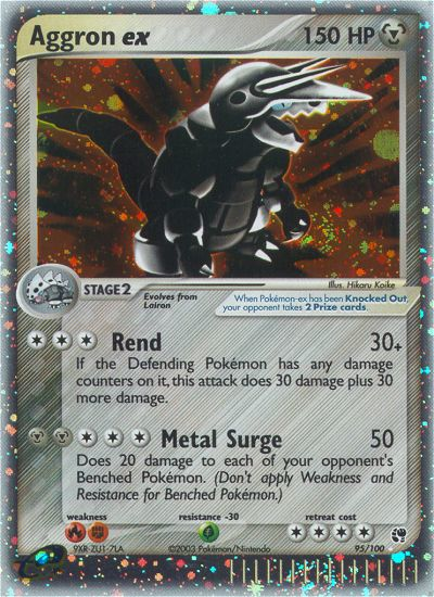 Aggron ex – Sandstorm 95/100 Pokémon card