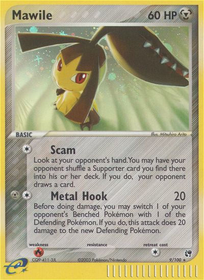 Mawile – Sandstorm 9/100 Pokémon card