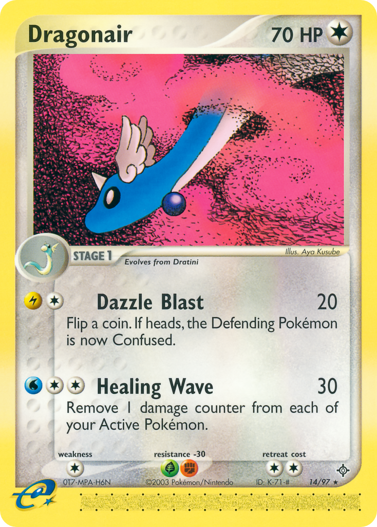 Dragonair – Dragon 14/97 Pokémon card