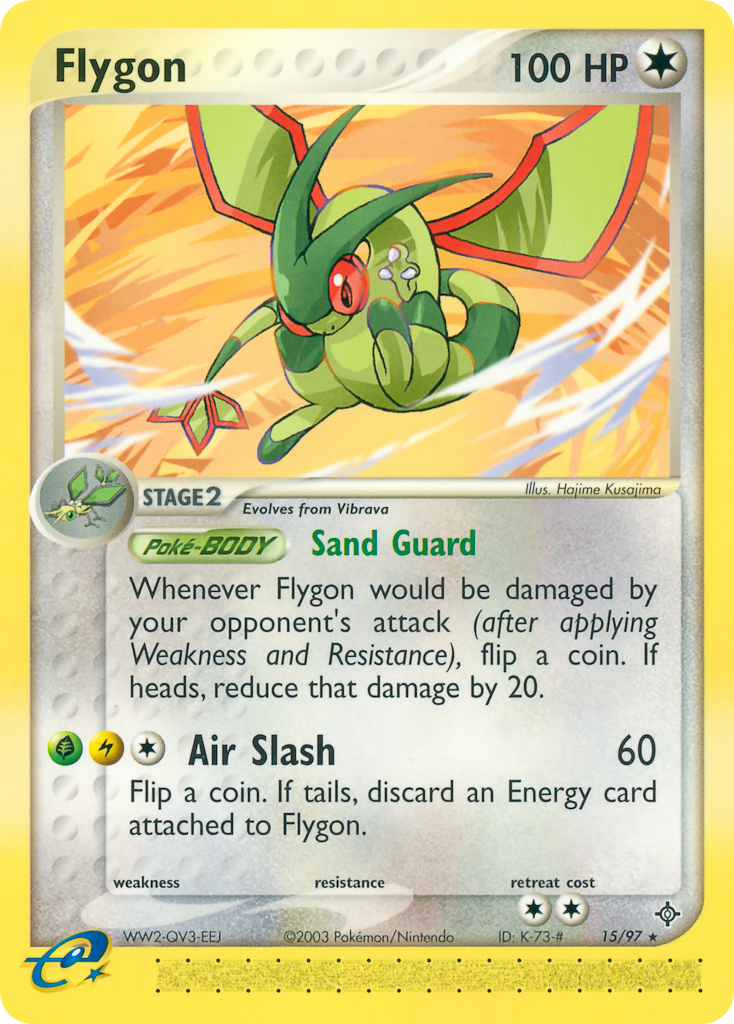 Flygon – Dragon 15/97 Pokémon card