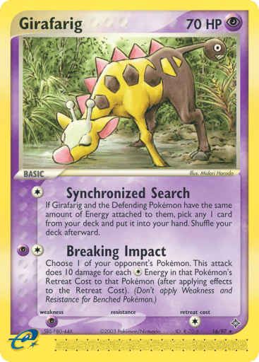 Girafarig - Dragon 16
