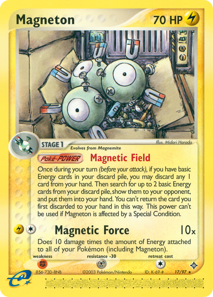 Magneton – Dragon 17/97 Pokémon card