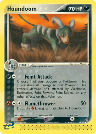 Houndoom - Dragon 34